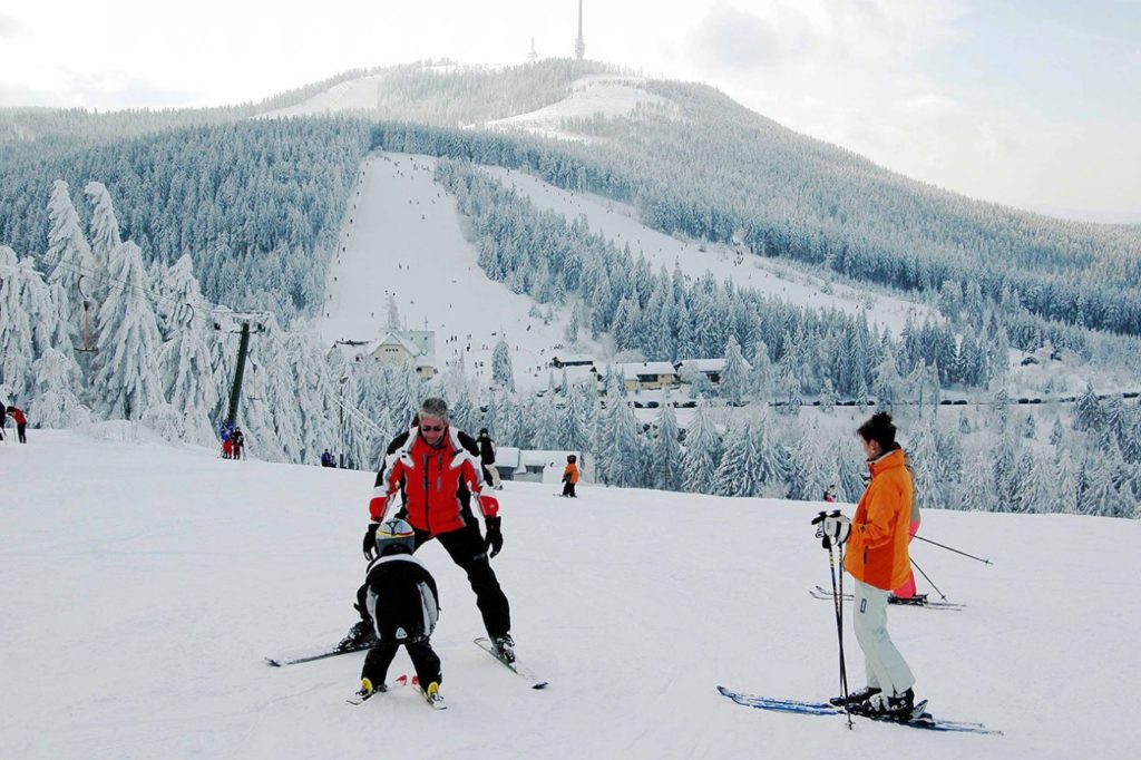 Wintersport im Naturpark Schwarzwald Mitte/Nord Skifahren