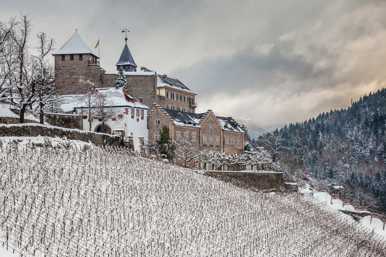Schloss Eberstein in Gernsbach im Winter. Copyright Michael Vyskocil