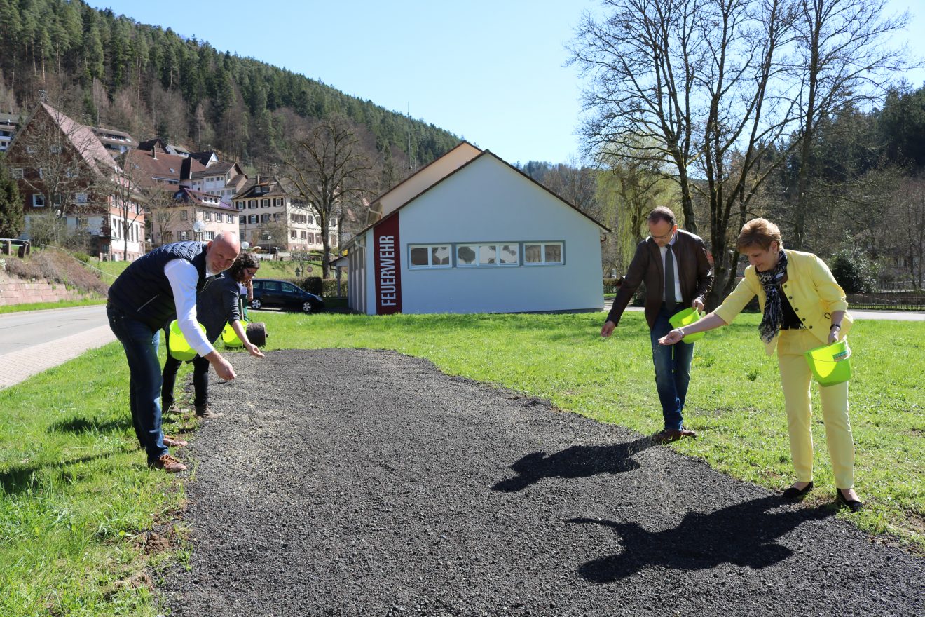 Erste Aussaat Blühender Naturpark 2018 in Bad Teinach-Zavelstein