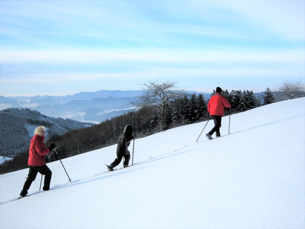 Wintersport im Naturpark Schwarzwald Mitte/Nord Schneeschuhwandern
