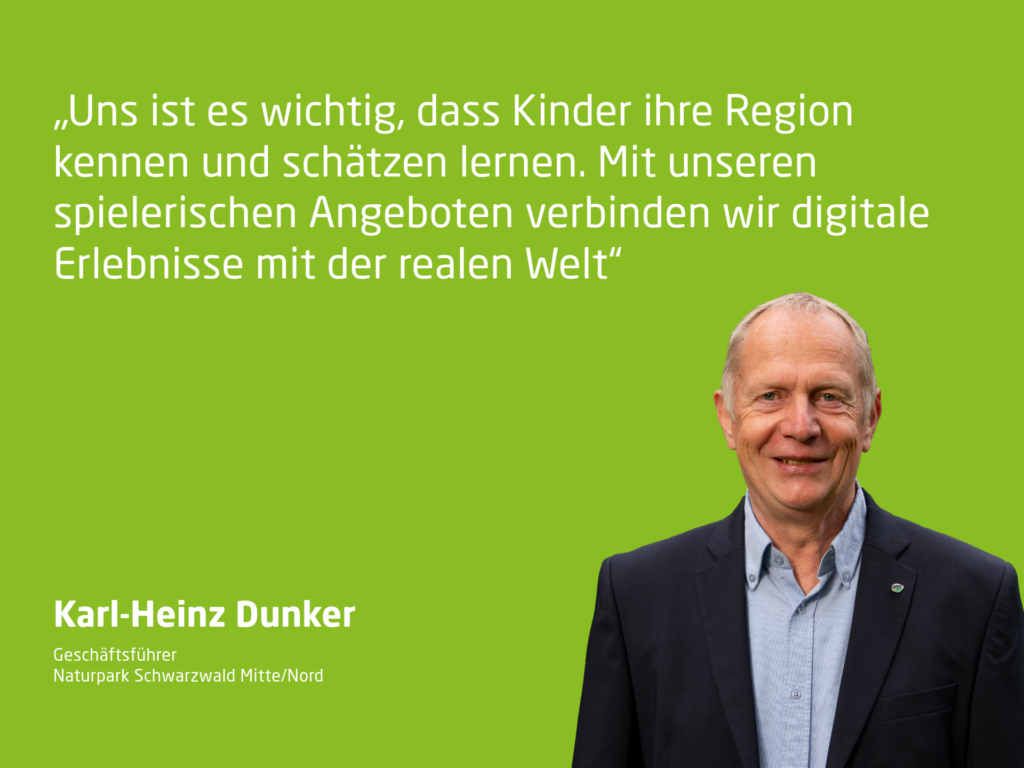 Karl-Heinz Dunker Geschäftsführer zu den Naturpark-Detektiven